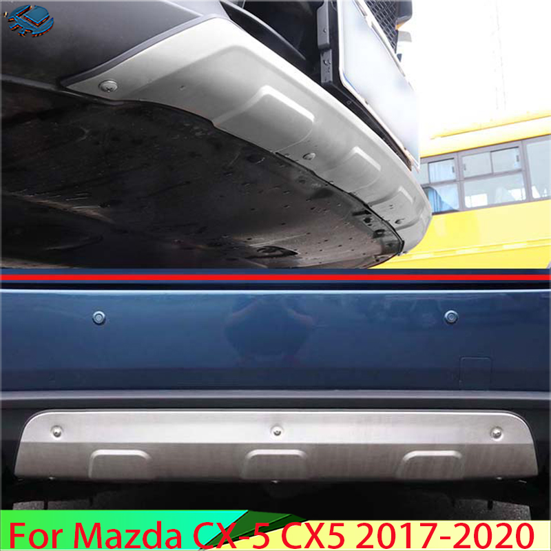 Bumper Plate 10Kg - สำหรับมาสด้า CX-5 CX5 2017-2020 อุปกรณ์เสริมในรถยนต์ สแตนเลสสตีล
