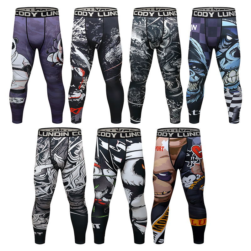 Gym กีฬา Leggings การบีบอัดการ - Crossfit Ga บทวิจารณ์และราคา