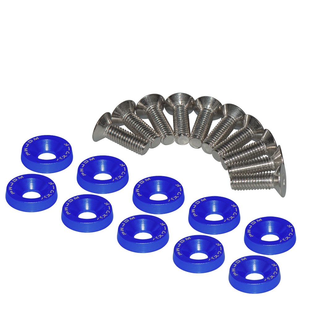 10PCS M6 JDM รถ Hex Fender เคร - Bumper Plate 10Kg บทวิจารณ์และราคา