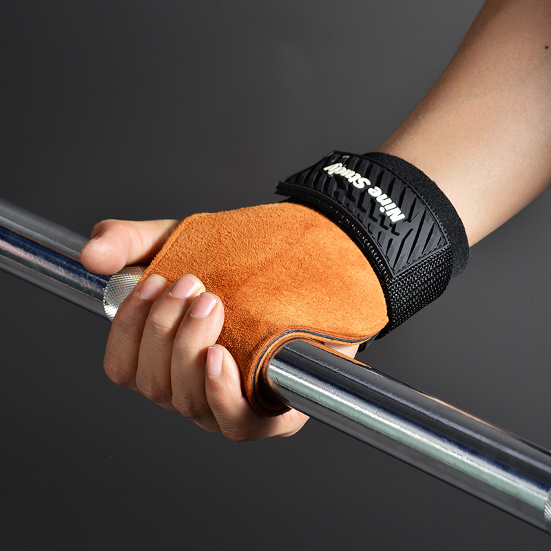ถุงมือเล่นยิมหนังวัวยกน้ำหนักอ - Crossfit Equipment บทวิจารณ์และราคา
