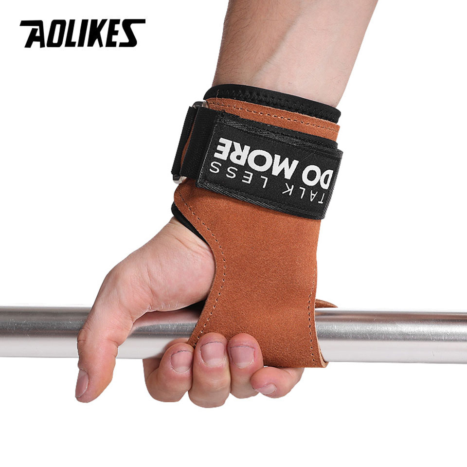 AOLIKES ถุงมือเล่นยิมหนังวัว,  - Crossfit Equipment บทวิจารณ์และราคา