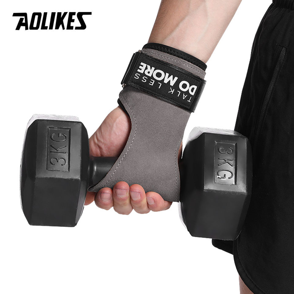 AOLIKES ถุงมือเล่นยิมหนังวัว,  - Crossfit Equipment บทวิจารณ์และราคา