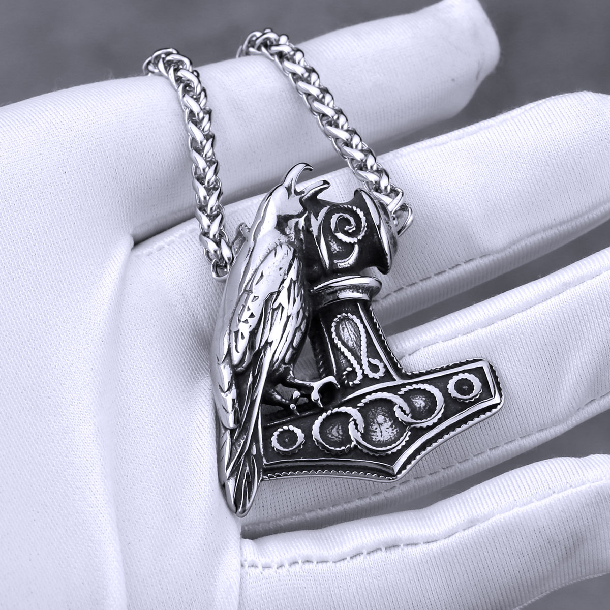 Nordic Odin Raven Thor Hammer  - Battle Rope Anchor บทวิจารณ์และราคา