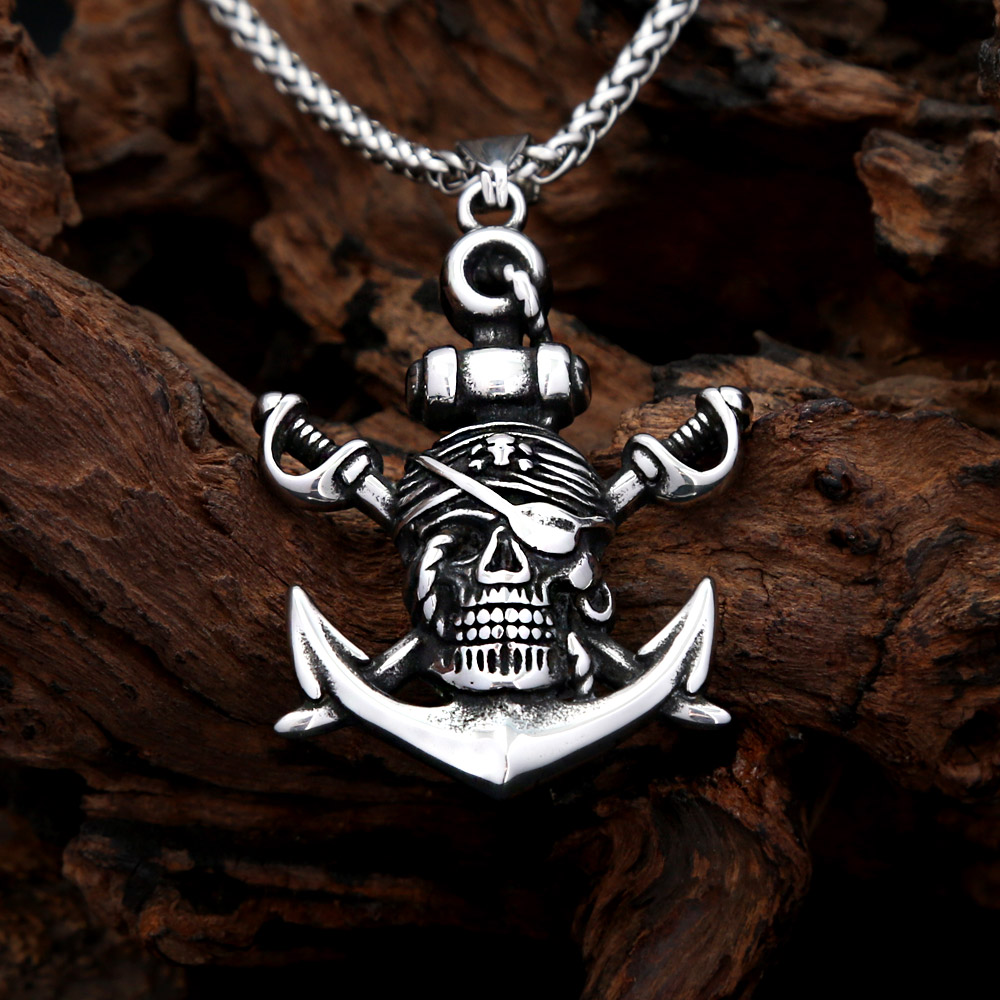 จี้สร้อยคอรูปหัวกะโหลกโจรสลัดส - Battle Rope Anchor บทวิจารณ์และราคา