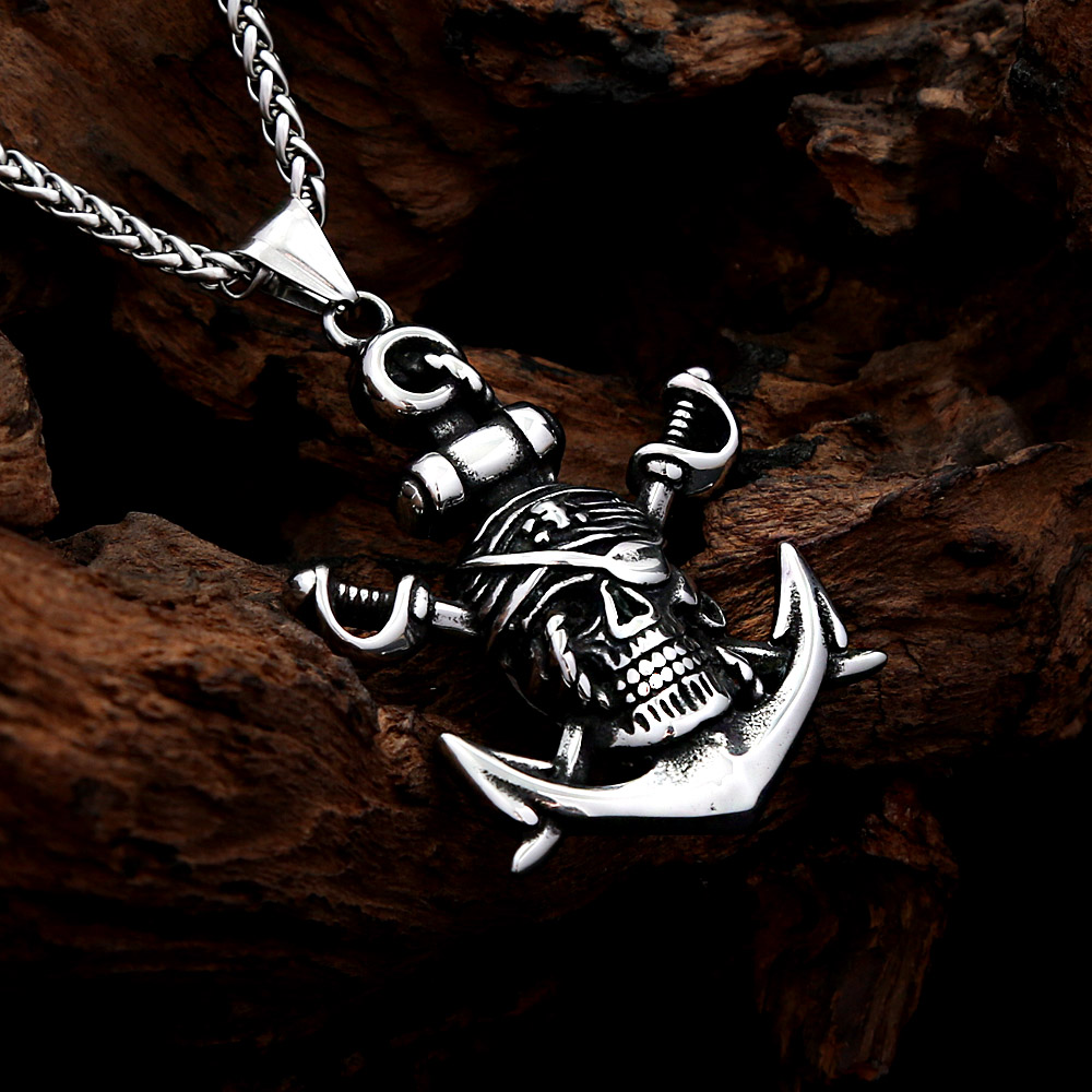 จี้สร้อยคอรูปหัวกะโหลกโจรสลัดส - Battle Rope Anchor บทวิจารณ์และราคา