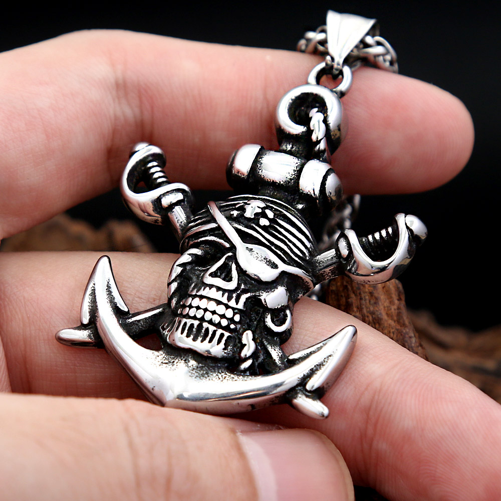 จี้สร้อยคอรูปหัวกะโหลกโจรสลัดส - Battle Rope Anchor บทวิจารณ์และราคา